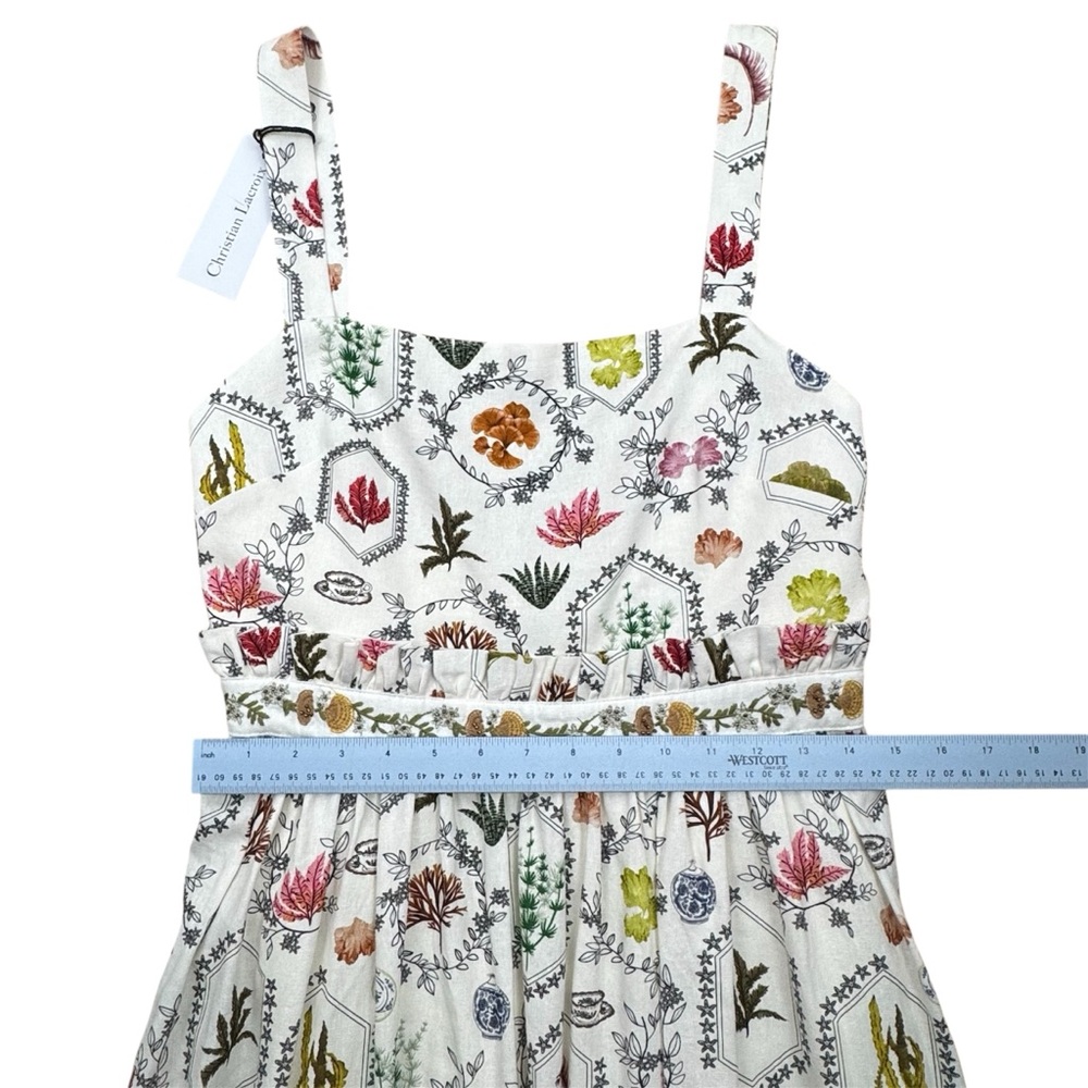 Christian Lacroix Floral Linen Blend Maxi Dress - Picture 14 of 16